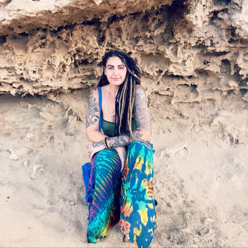 Dreadful hippie double ended braid in dreadlocks FULL SET